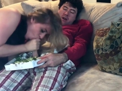 Horny MILF slurps a big dick salad - Erin Electra
