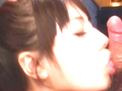 Horny Japanes MILF Azusa Nagasawa has a mouthful of cum