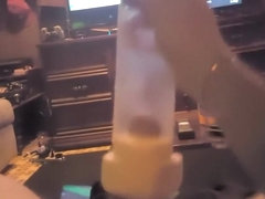 Sticking my fat cock in new flesh toy !! 8====D (0) !!