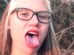 Crazy amateur Teens, Outdoor porn clip
