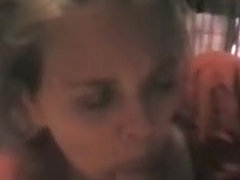 Horny wife sucks cock POV amateur porn watch her sucking