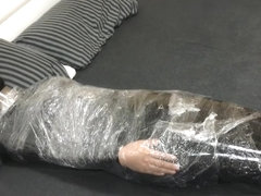 Mummified and Vibed In Latex Suit -- Trailer
