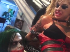 DC Group Sex. Joker, Harley Quinn, and Catwoman Threesome