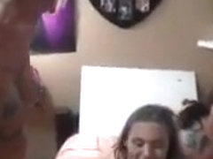 Paint And Pussy In College Dorm Orgy