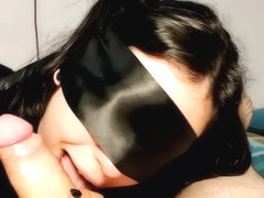Blindfolded Stepsister wants my Cum!