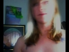 Webcam teen tranny with tattoos