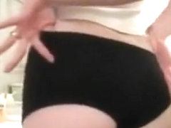 Brunette Webcam Milf Teases In Her Panties