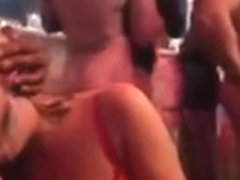 Nasty teens get entirely fierce and nude at hardcore party