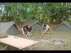 Camping Fella shows how to fuck the right taut gap