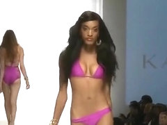 Stunning swimsuit models walk the runway
