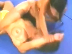 Charlene Rink Wrestling - Tight Bodies Go At It Topless
