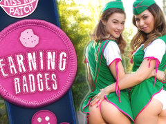 Alaina Dawson & Melissa Moore in Earning Badges - WankzVR